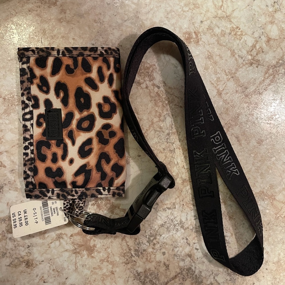 Brand new PINK Wallet & key chain